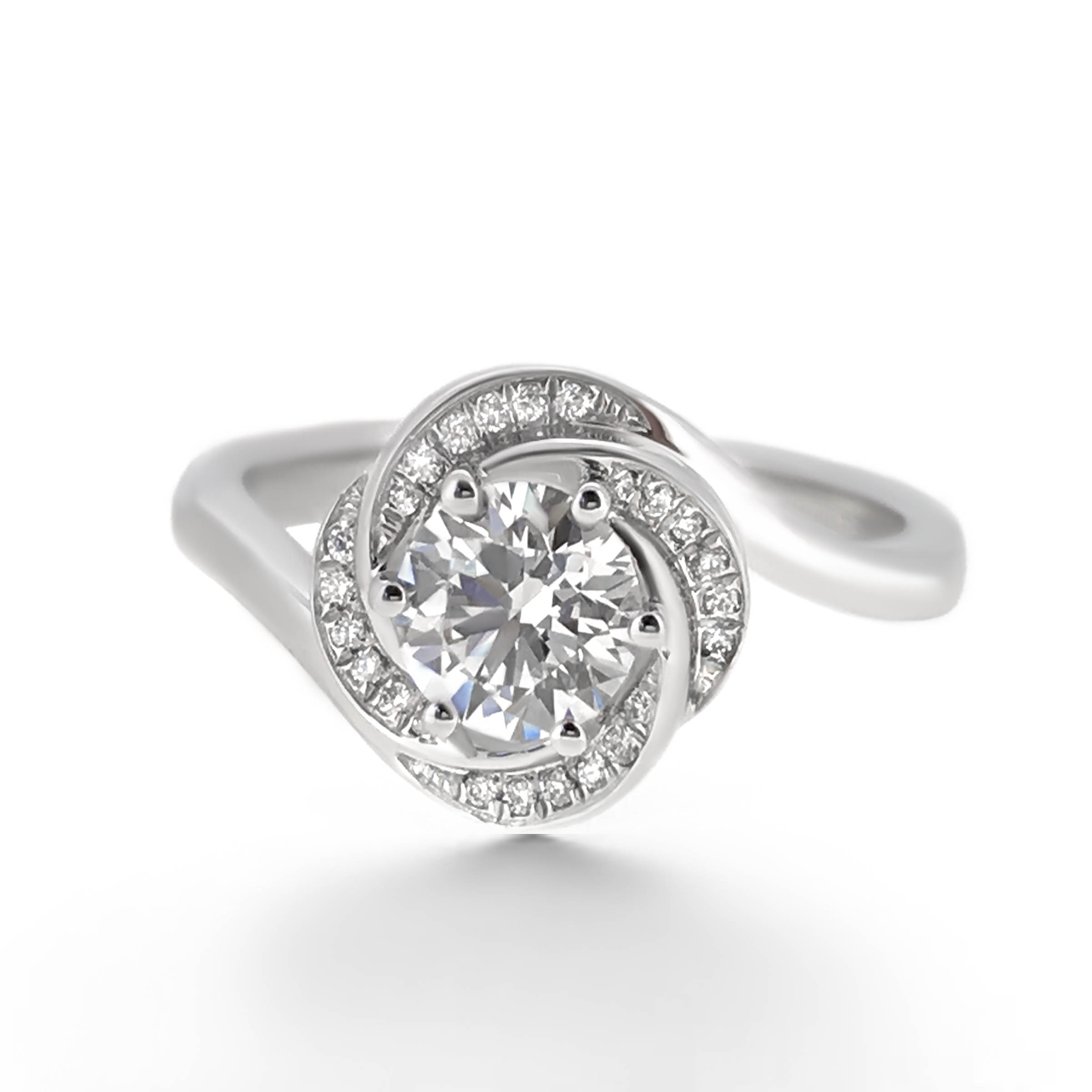 Bypass Engagement Ring Set | Engagement Ring | Nir Oliva Jewelry