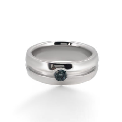 Alexandrite Wedding Band