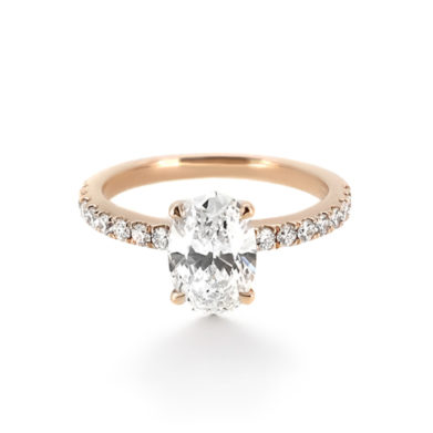 Oval Diamond Engagement Ring