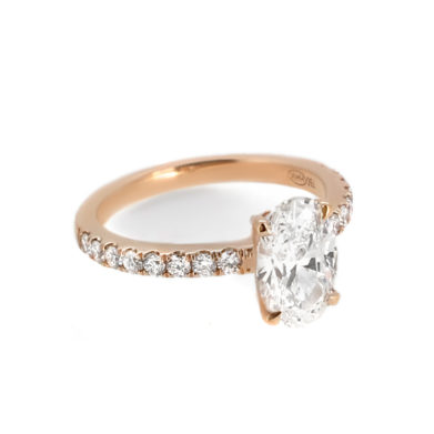 Oval Diamond Engagement Ring