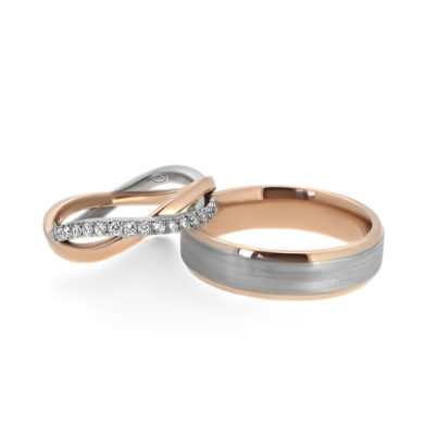Two Tone Wedding Bands
